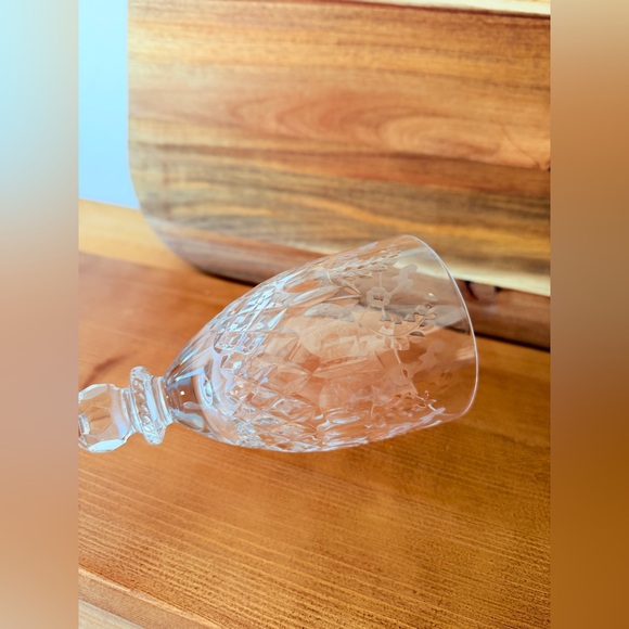 Rogaska Gallia Crystal Water Goblets - Set of 6 - Stunning Discontinued Pattern - Picture 8 of 10